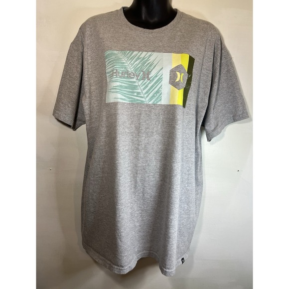 Hurley Other - As Is-small Fade-men's Hurley Large Graphic Tee Grey Work Home Sport